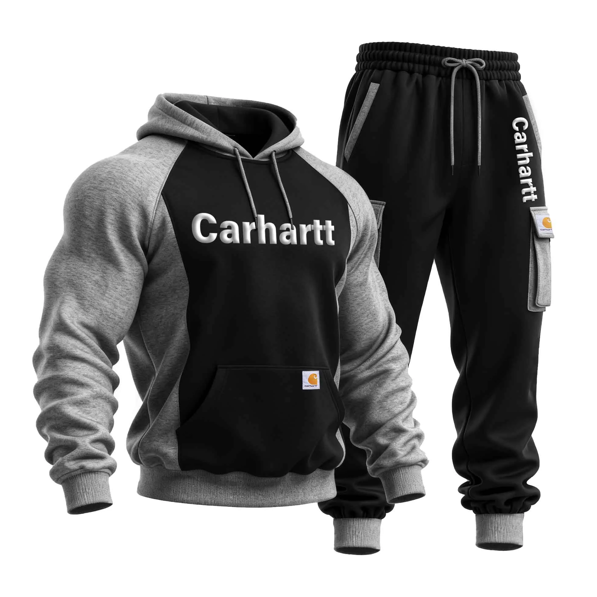 Men's Vintage Hoodie And Sweatpants Set