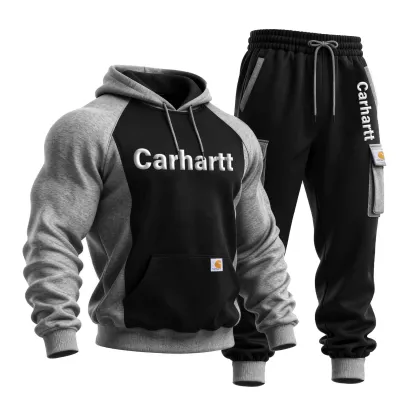 Men's Vintage Hoodie And Sweatpants Set