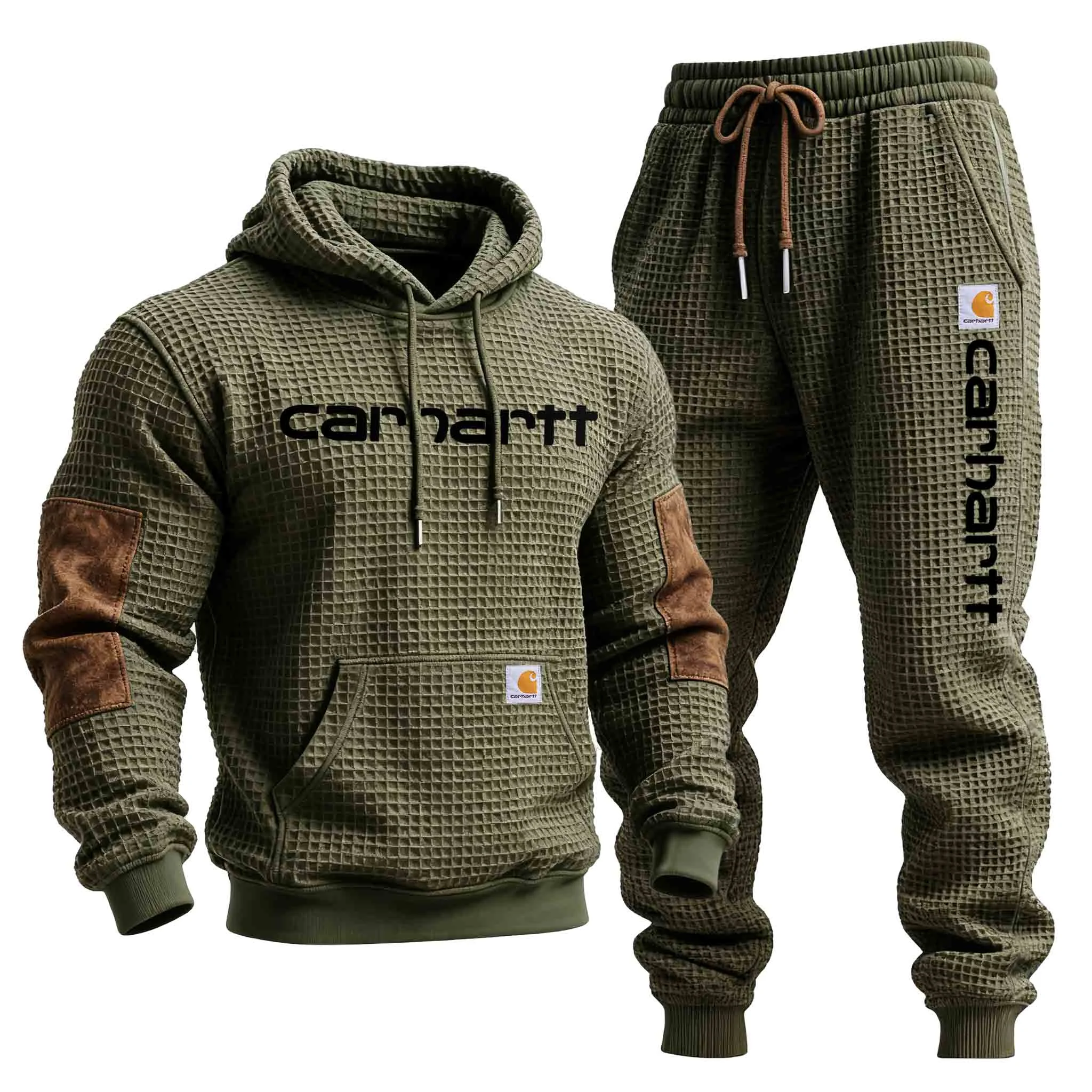 Men's Vintage Hoodie And Sweatpants Set