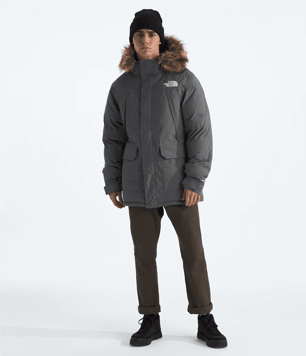 𝗧𝗵𝗲 𝗡𝗼𝗿𝘁𝗵 𝗙𝗮𝗰𝗲 Parka Invernale da Uomo con Cappuccio Regolabile