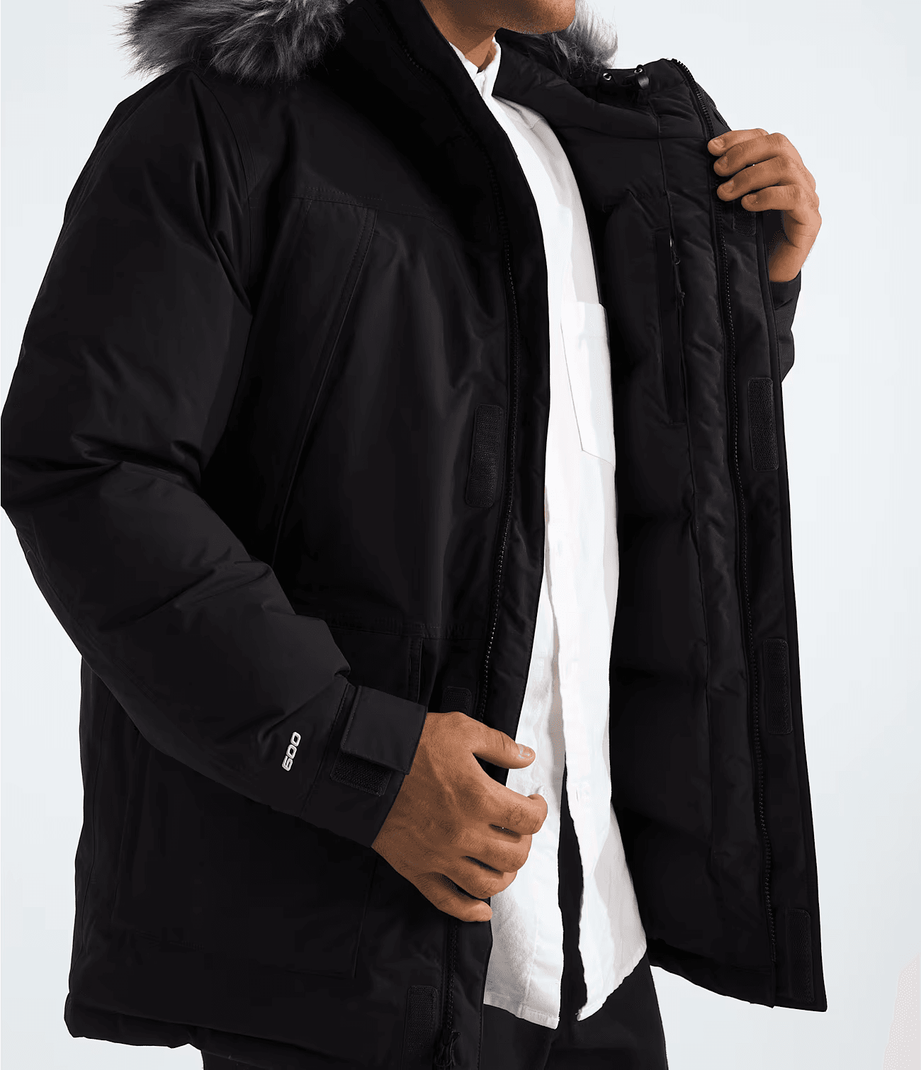 𝗧𝗵𝗲 𝗡𝗼𝗿𝘁𝗵 𝗙𝗮𝗰𝗲 Parka Invernale da Uomo con Cappuccio Regolabile