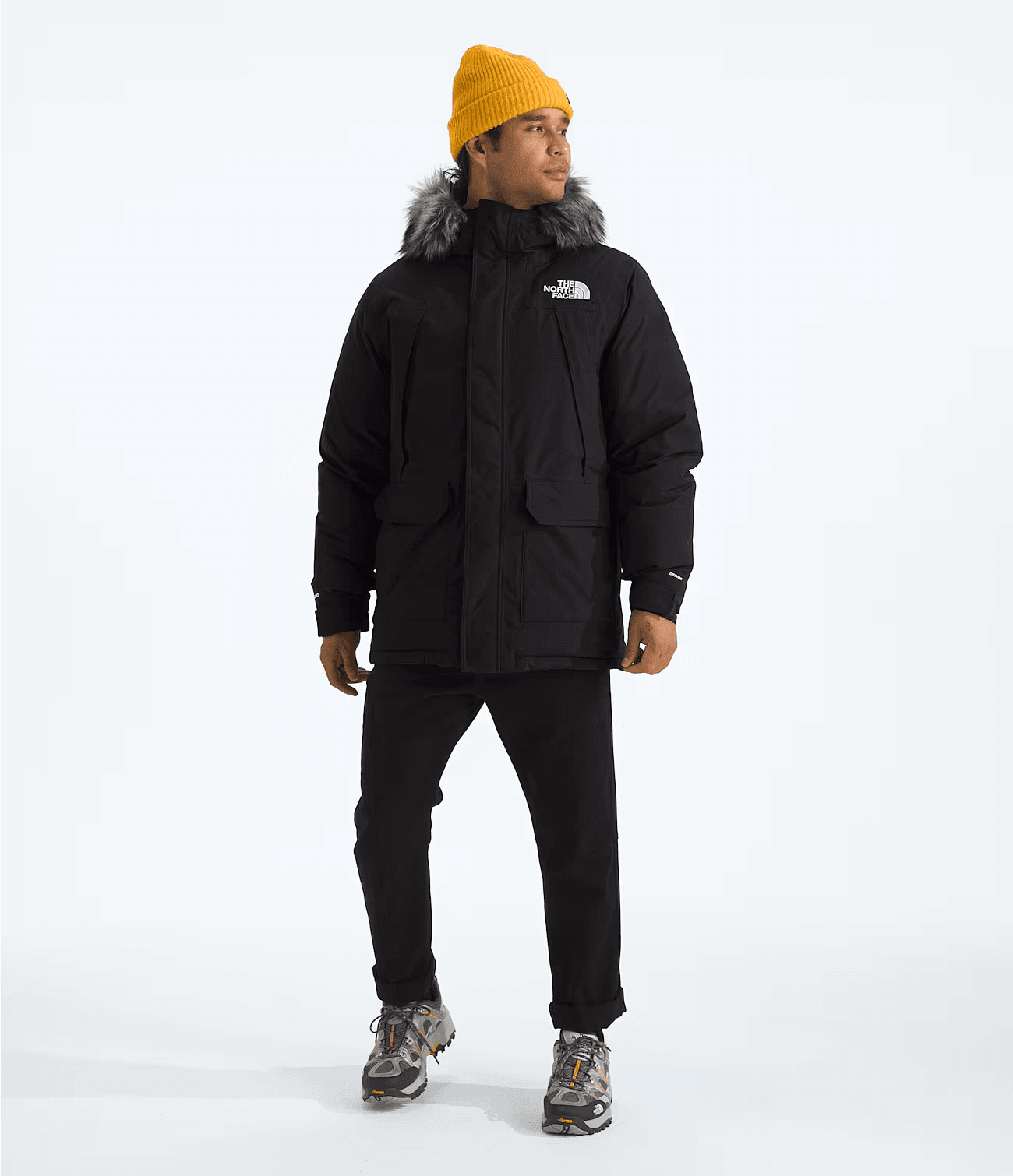 𝗧𝗵𝗲 𝗡𝗼𝗿𝘁𝗵 𝗙𝗮𝗰𝗲 Parka Invernale da Uomo con Cappuccio Regolabile