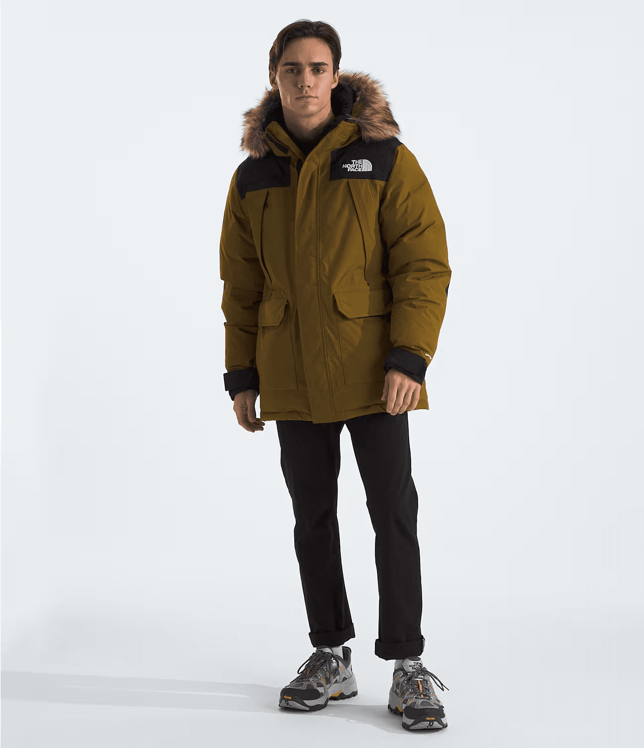 𝗧𝗵𝗲 𝗡𝗼𝗿𝘁𝗵 𝗙𝗮𝗰𝗲 Parka Invernale da Uomo con Cappuccio Regolabile