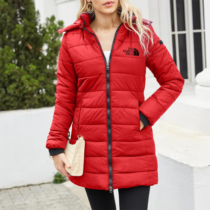 2025 TNF®- Giacca da donna slim fit con cappuccio di media lunghezza