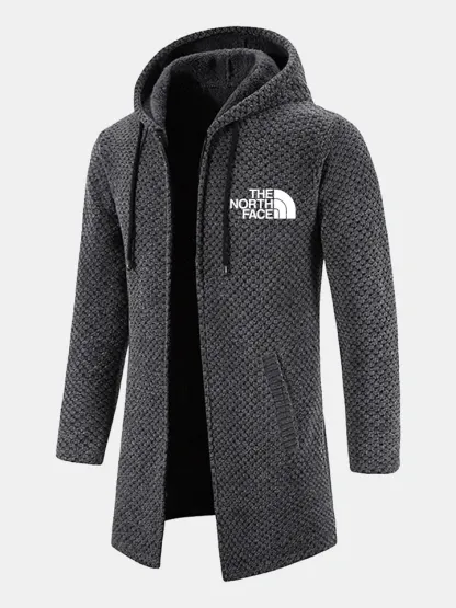 2024 THE NORTH FACE-Cappotto lungo in cashmere testurizzato con cappuccio