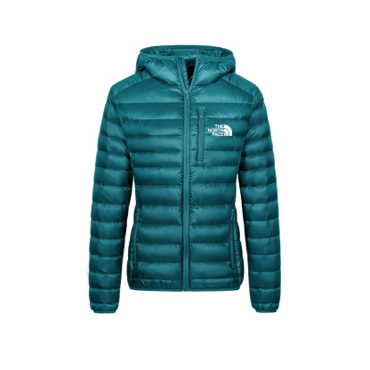 2025 TNF? Giacca invernale leggera con cappuccio e piumino ripiegabile da donna