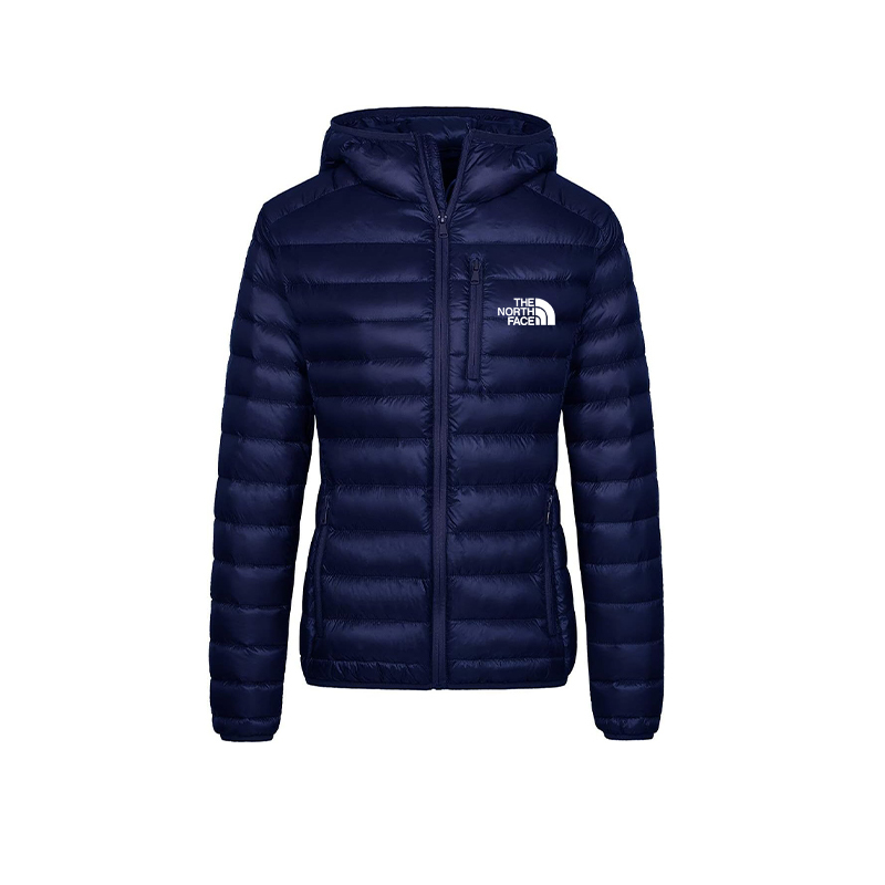 2025 TNF? Giacca invernale leggera con cappuccio e piumino ripiegabile da donna