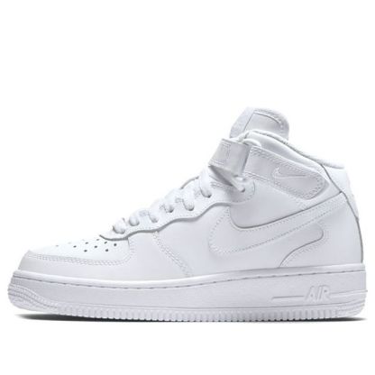 (GS) Nikdjke Air Force 1 Mid 'Triple White' 314195-113