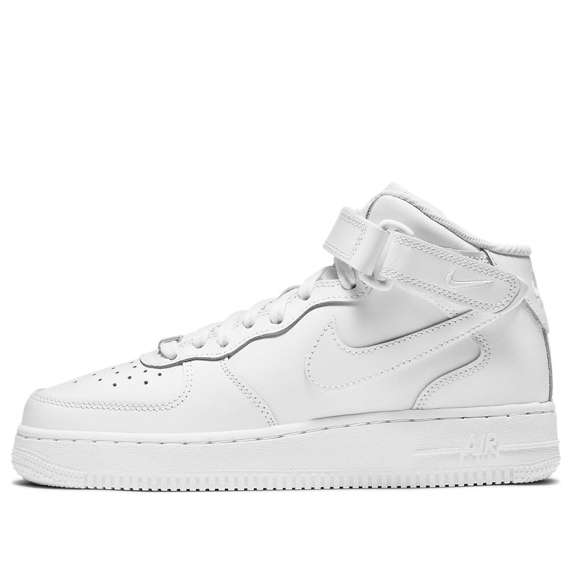 (GS) Nikdjke Air Force 1 Mid LE 'Triple White' DH2933-111