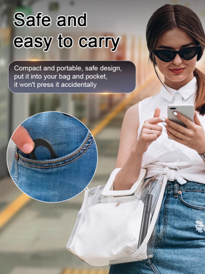 ⭐ Million Volts Finger Stun Gun Portable Rechargeable Self Defense Device for Personal Safety⭐