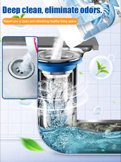 Bio-Active Rapid Foam Drain Cleaner | Heavy Duty Clog Remover | SepticSafe | Odor Eliminator 🚽✨