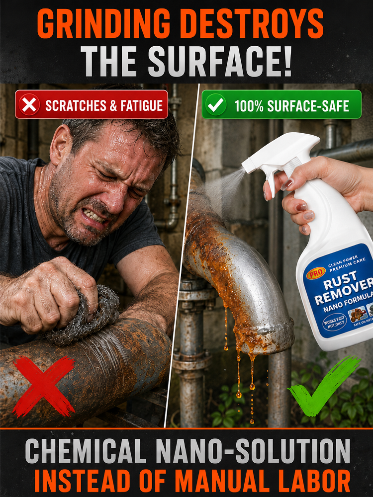 Fast Acting Nano Rust Remover ⭐ Dissolves Rust in 3 Minutes ⭐ Safe for All Metals ⭐ Long Lasting Protection ⭐ Eco Friendly Formula