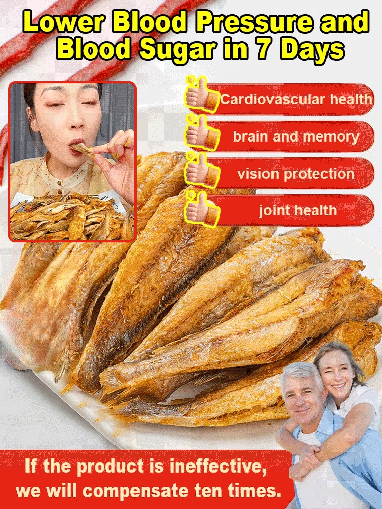 High-protein ready-to-eat deep-sea fish crisps