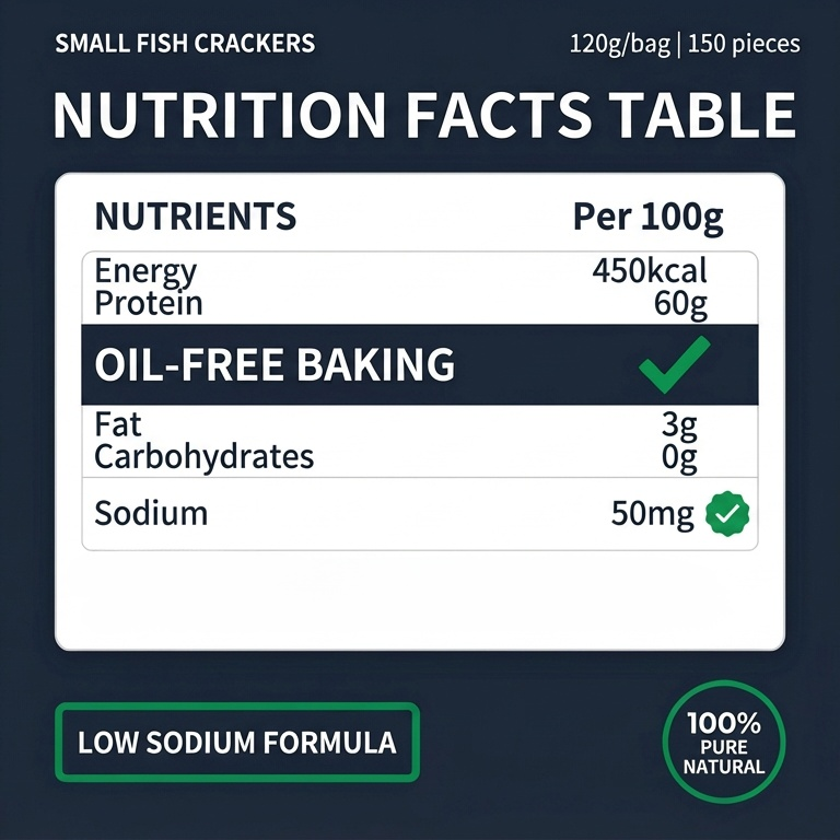 High-protein ready-to-eat deep-sea fish crisps