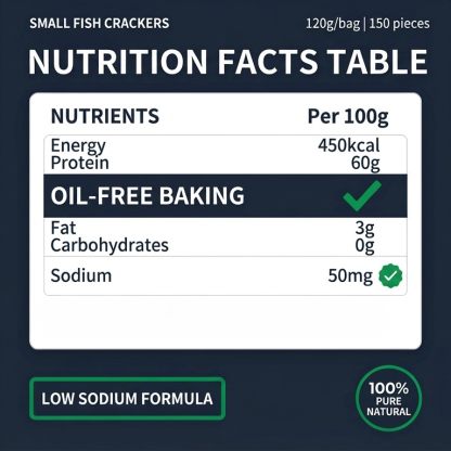 High-protein ready-to-eat deep-sea fish crisps