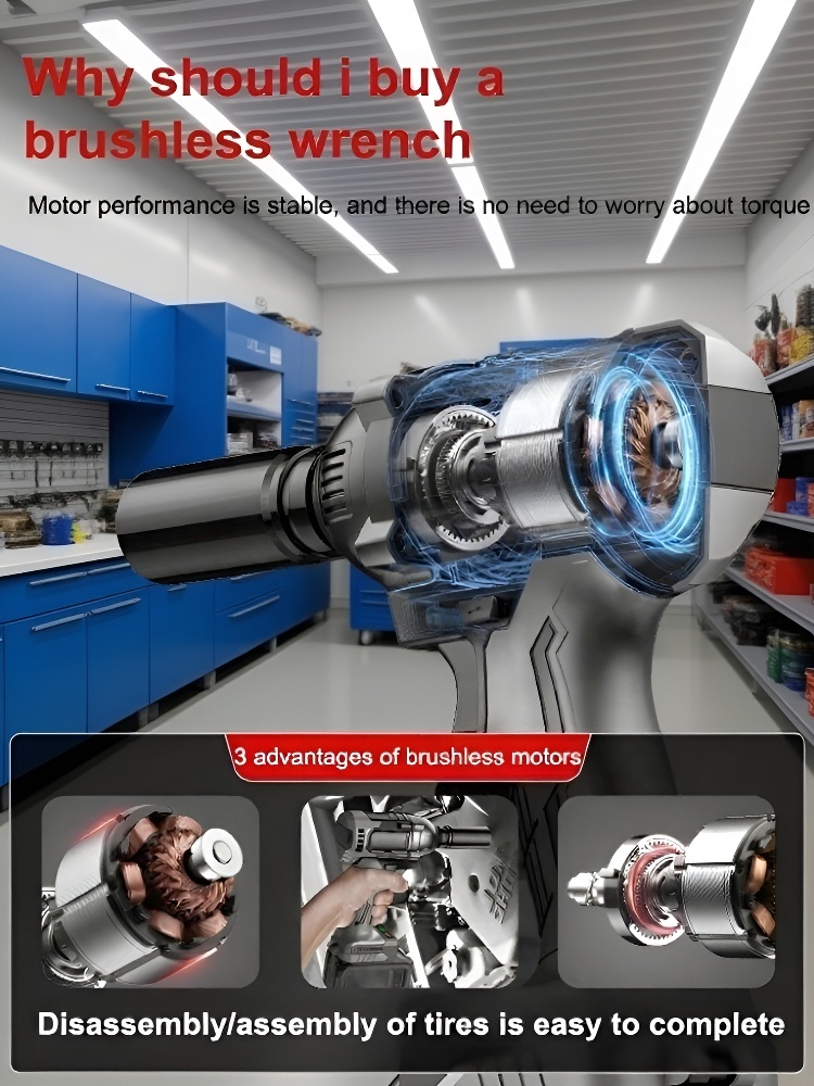 🛠️ Unscrew 20-YearRust in 3 Seconds!🔋Electric torque wrench with lithium-ion battery🔥