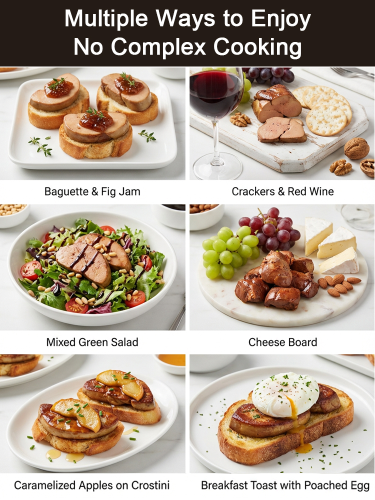 【Lightning Delivery】 French Normandy Recipe Ready-to-Eat Foie Gras (Slow Cooking) | Aviation-Grade Cold Chain Transportation