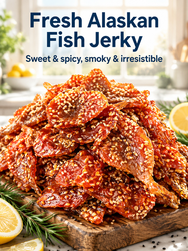 【Buy 3 Get 3 Free】✨ Honey Chili Fish Snacks | Wild Caught | Omega-3 Rich | Handcrafted 🌊