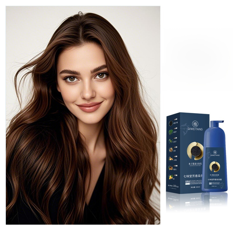 【TikTok Hot Item】 Caviar Protein Instant Hair Color Cream | 3 Minutes Gray Coverage | Ammonia Free | 100% Natural Finish 🌿✨