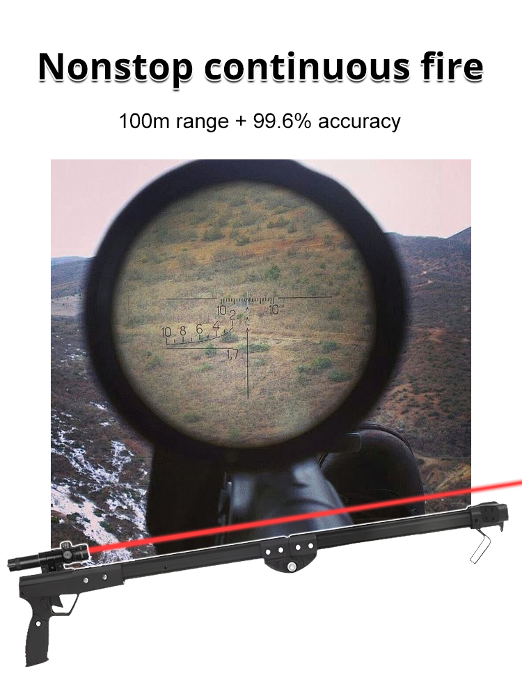 🎯 Laser-Guided Tactical Launcher: 99.6% Accuracy! 🦅 Foldable 7075 Aluminum | 🐟 Fish & Hunt 🐿️ | 50% OFF Today Only 🔥