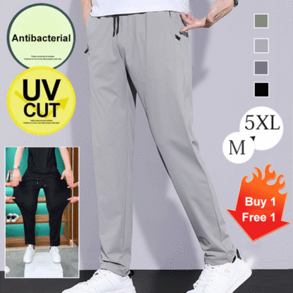 2025 Latest 【Coolmax Breathable Ice Silk Pants】 1+1