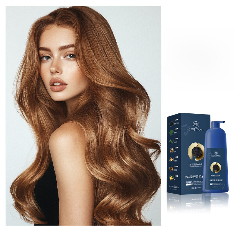 【TikTok Hot Item】 Caviar Protein Instant Hair Color Cream | 3 Minutes Gray Coverage | Ammonia Free | 100% Natural Finish 🌿✨