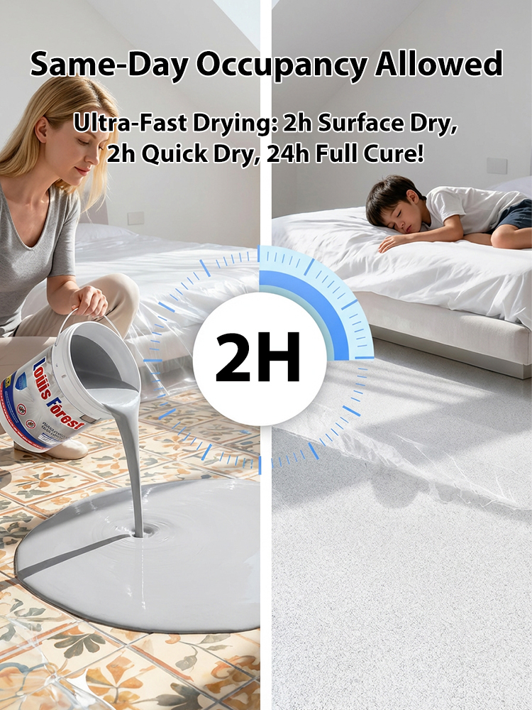 【Crystal Marble Texture】Premium Self-Leveling Floor Paint - 3DSeamless Mirror Finish - Odorless DIY Epoxy Kit 🏠✨