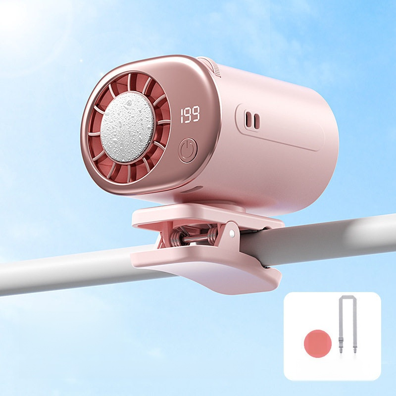 ⭐Portable TEC Ice Cooling Waist Fan Hands-free Semiconductor Active Cooler 24h Battery Life Ultra-fast 20msWind⭐