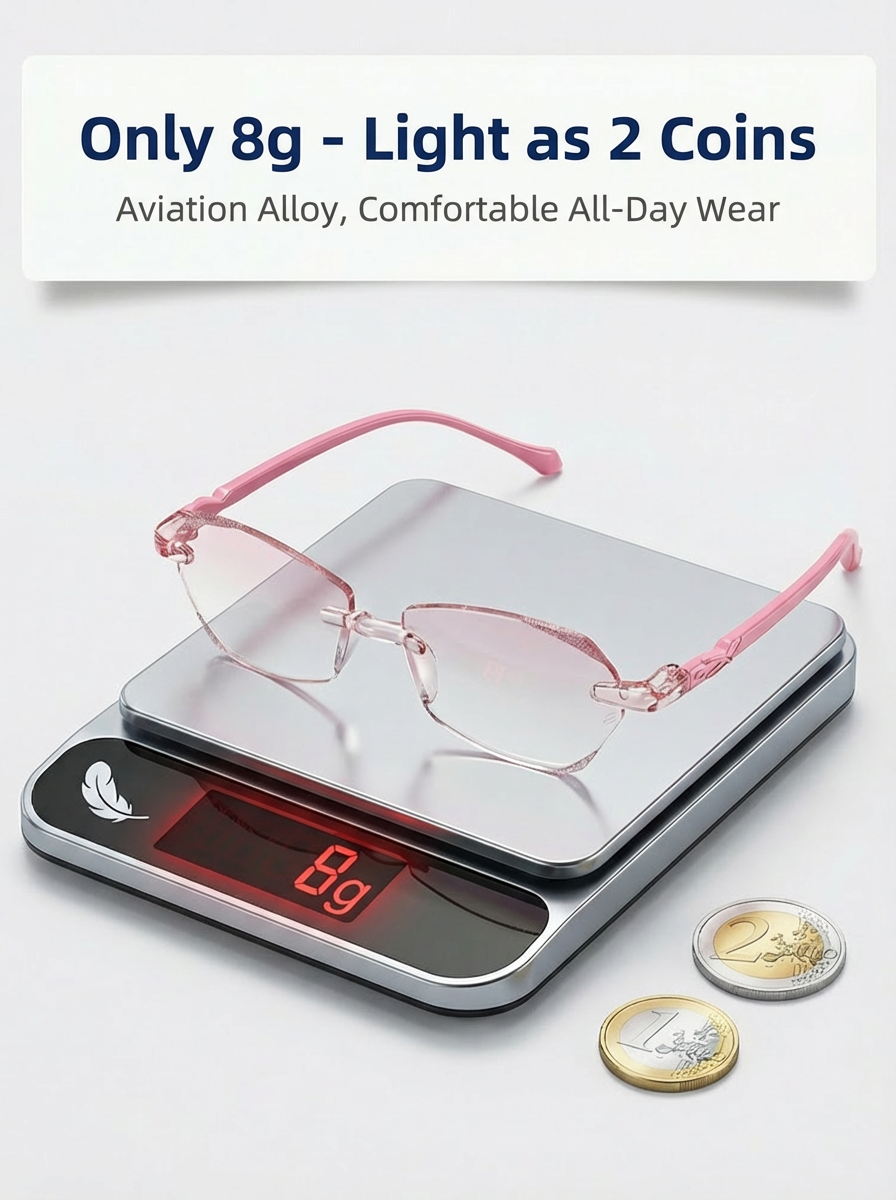 【Brand breach of contract clearance sale】💎Smart Zoom Progressive Reading Glasses | Auto Focus Multi-Focal Lens | Military Grade Anti-Break Tech 👓🛡️