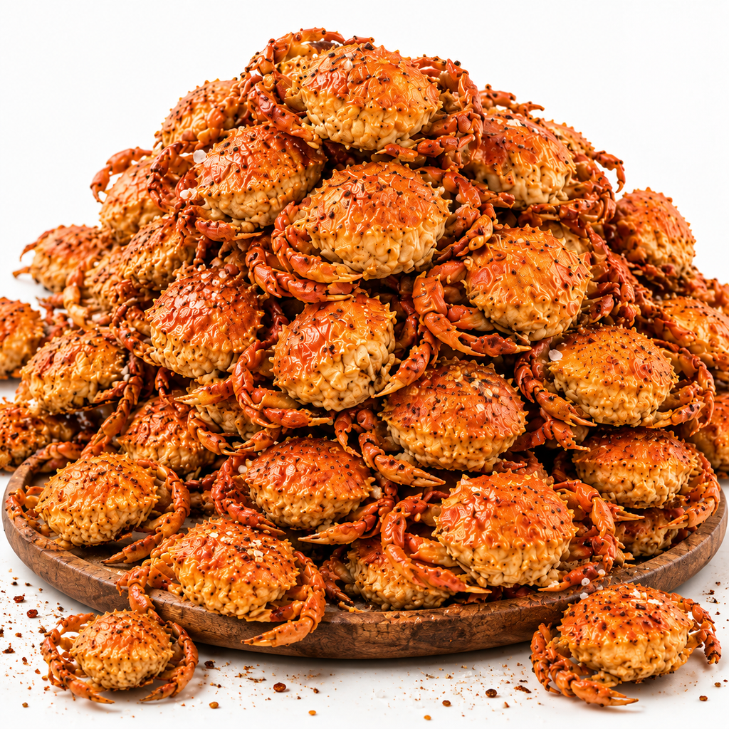 【 TODAY ONLY: Buy 1 Get 1 Free!】🦀【 TODAY ONLY: $8.5/Large Bag!】👉Low-fat, crispy, ready-to-eat crab meat snacks