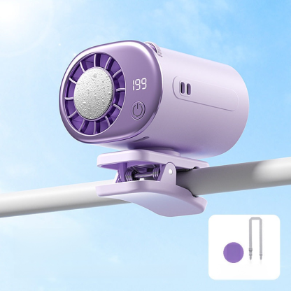 ⭐Portable TEC Ice Cooling Waist Fan Hands-free Semiconductor Active Cooler 24h Battery Life Ultra-fast 20msWind⭐