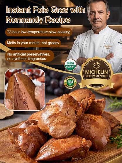 【Lightning Delivery】 French Normandy Recipe Ready-to-Eat Foie Gras (Slow Cooking) | Aviation-Grade Cold Chain Transportation