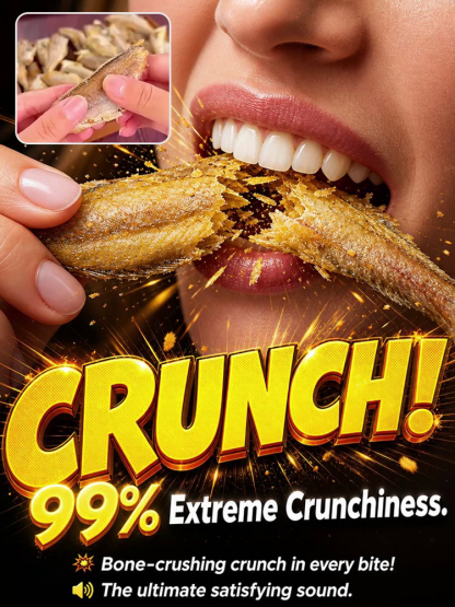 Crispy Yellow Croaker Snack - Ready-to-Eat Dried Fish