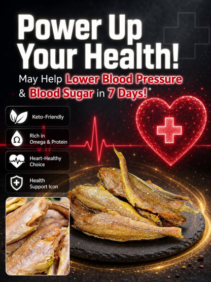 Crispy Yellow Croaker Snack - Ready-to-Eat Dried Fish