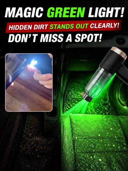 🚗 Portable cordless car vacuum cleaner, easily cleans hard-to-reach areas, comes with multiple nozzles | 10-year warranty 🏠