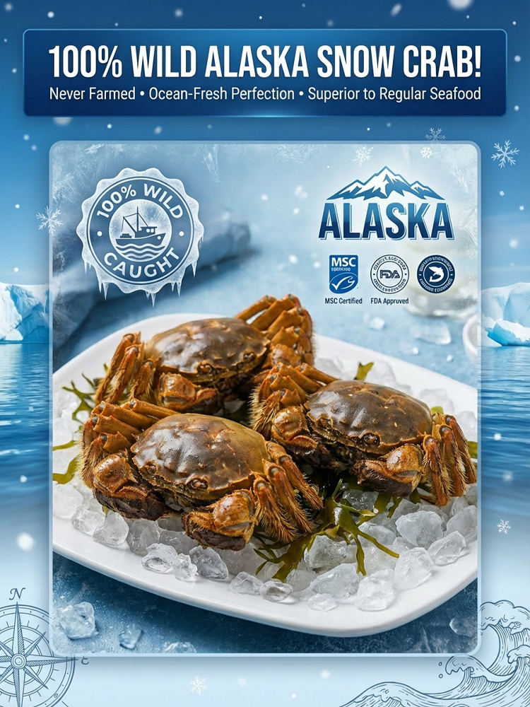 Premium Wild Caught Whole Mini Crabs - Low Carb Keto Friendly Snack - Vacuum Dehydrated Crispy Seafood 🦀🔥