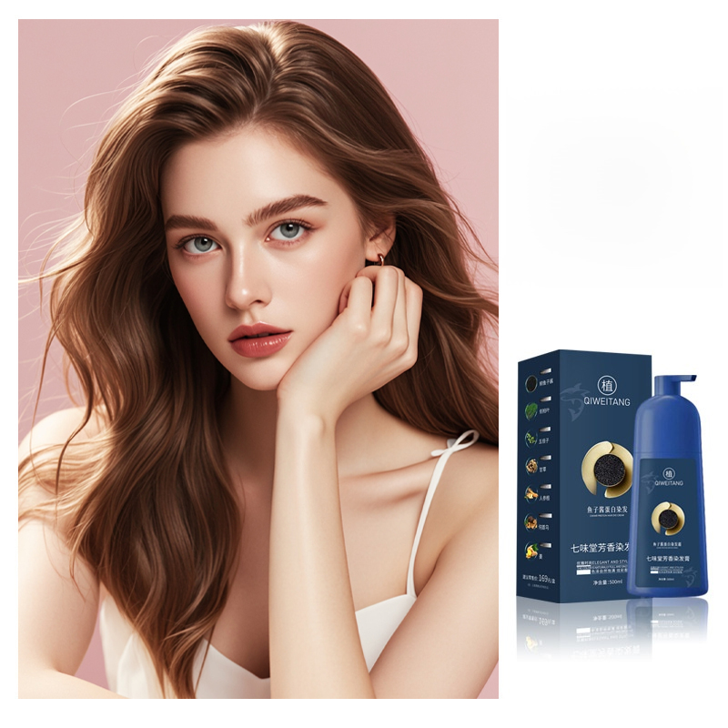 【TikTok Hot Item】 Caviar Protein Instant Hair Color Cream | 3 Minutes Gray Coverage | Ammonia Free | 100% Natural Finish 🌿✨