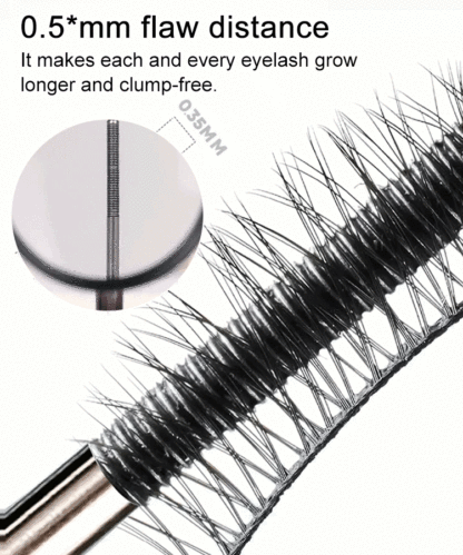 【Enlarge your eyes】Metal brush curling mascara | 72-hour waterproof curl | Contains eyelash growth essence | Clump-free 👁️✨)