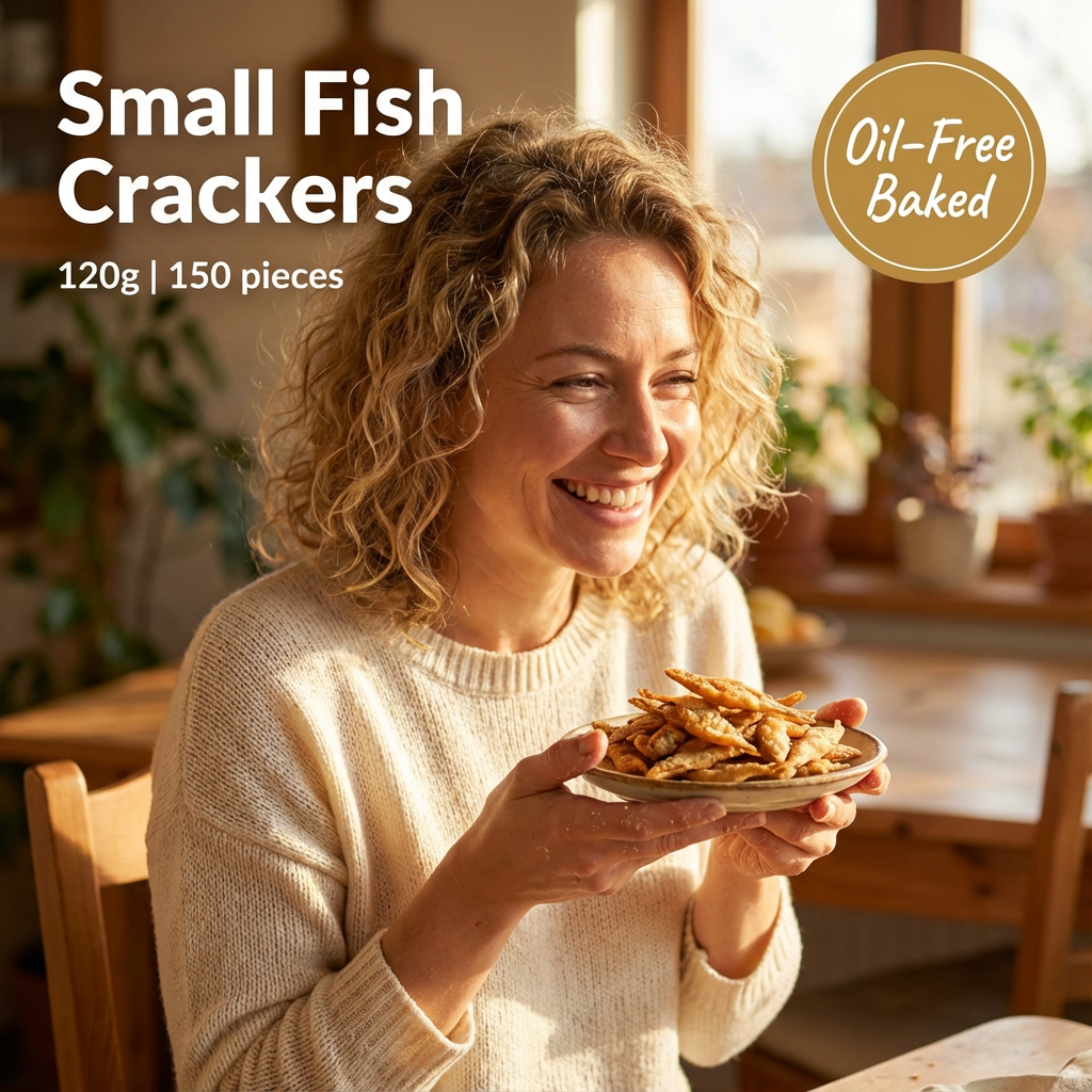 High-protein ready-to-eat deep-sea fish crisps