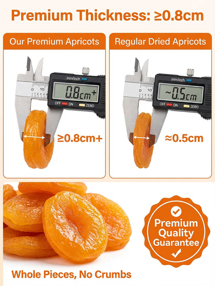 🚨 URGENT LIQUIDATION: USDA Organic "Emperor" Apricots📉Nature's Candy: No Sugar Added, 72h Slow-Dried, & 100% Guilt-Free ✨