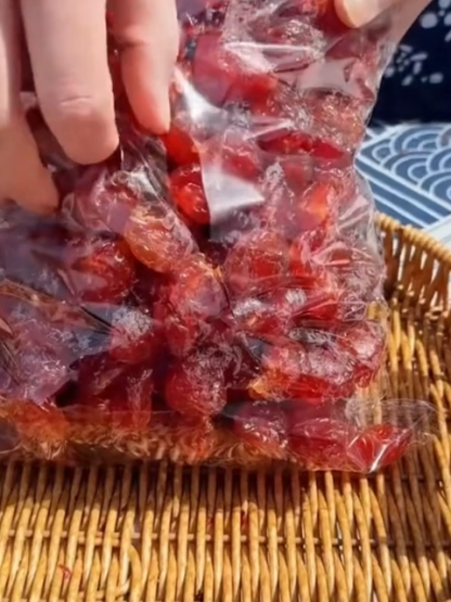 Premium Chilean Organic Dried Cherries | No Sugar Added | 48H Slow-Dried Soft Texture 🍒