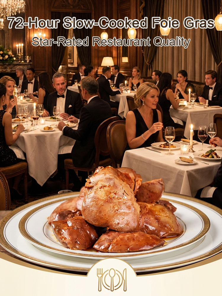 【Lightning Delivery】 French Normandy Recipe Ready-to-Eat Foie Gras (Slow Cooking) | Aviation-Grade Cold Chain Transportation