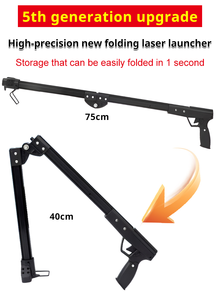 🎯 Laser-Guided Tactical Launcher: 99.6% Accuracy! 🦅 Foldable 7075 Aluminum | 🐟 Fish & Hunt 🐿️ | 50% OFF Today Only 🔥