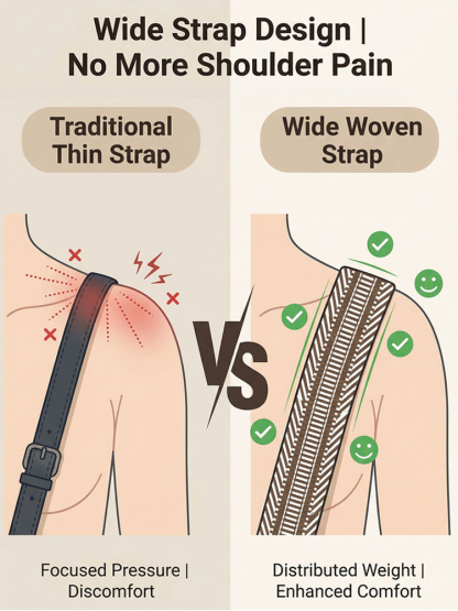 【Genuine leather】Premium Tuscan Leather Crossbody Bag- Anti-Theft Travel Organizer - Opens Flat 💼✨