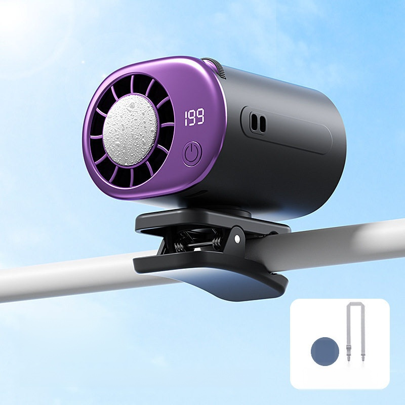 ⭐Portable TEC Ice Cooling Waist Fan Hands-free Semiconductor Active Cooler 24h Battery Life Ultra-fast 20msWind⭐