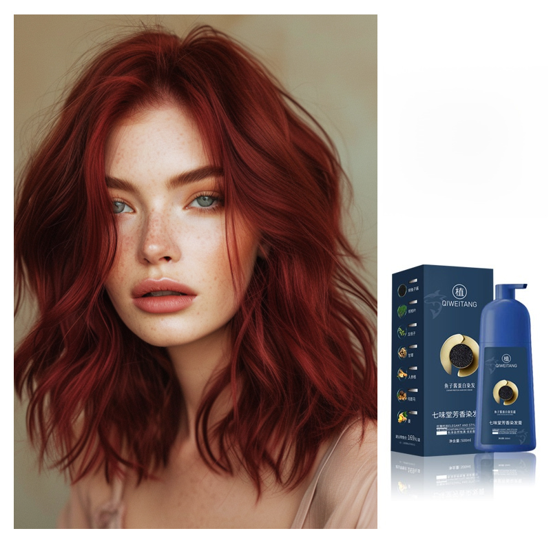 【TikTok Hot Item】 Caviar Protein Instant Hair Color Cream | 3 Minutes Gray Coverage | Ammonia Free | 100% Natural Finish 🌿✨