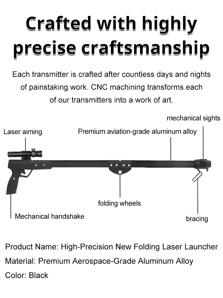 🎯 Laser-Guided Tactical Launcher: 99.6% Accuracy! 🦅 Foldable 7075 Aluminum | 🐟 Fish & Hunt 🐿️ | 50% OFF Today Only 🔥