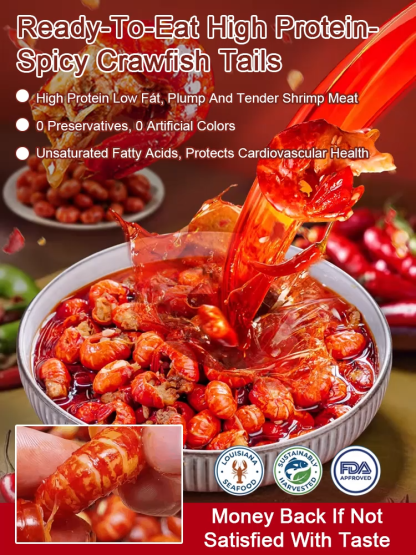 【88 pieces/can】Ready-to-Eat High-Protein Fresh Shrimp in Oil Canned Food | High Protein Low Carb Snack  | Mississippi River Origin 🌶️🔥