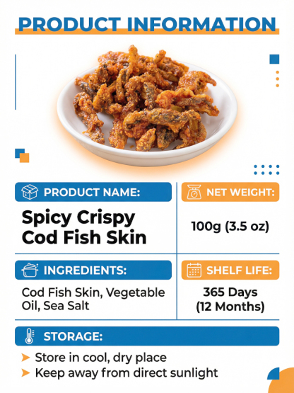 【Fresh and Crunchy】High-protein ready-to-eat deep-sea fish crisps ❤ Non-fried, low-calorie！