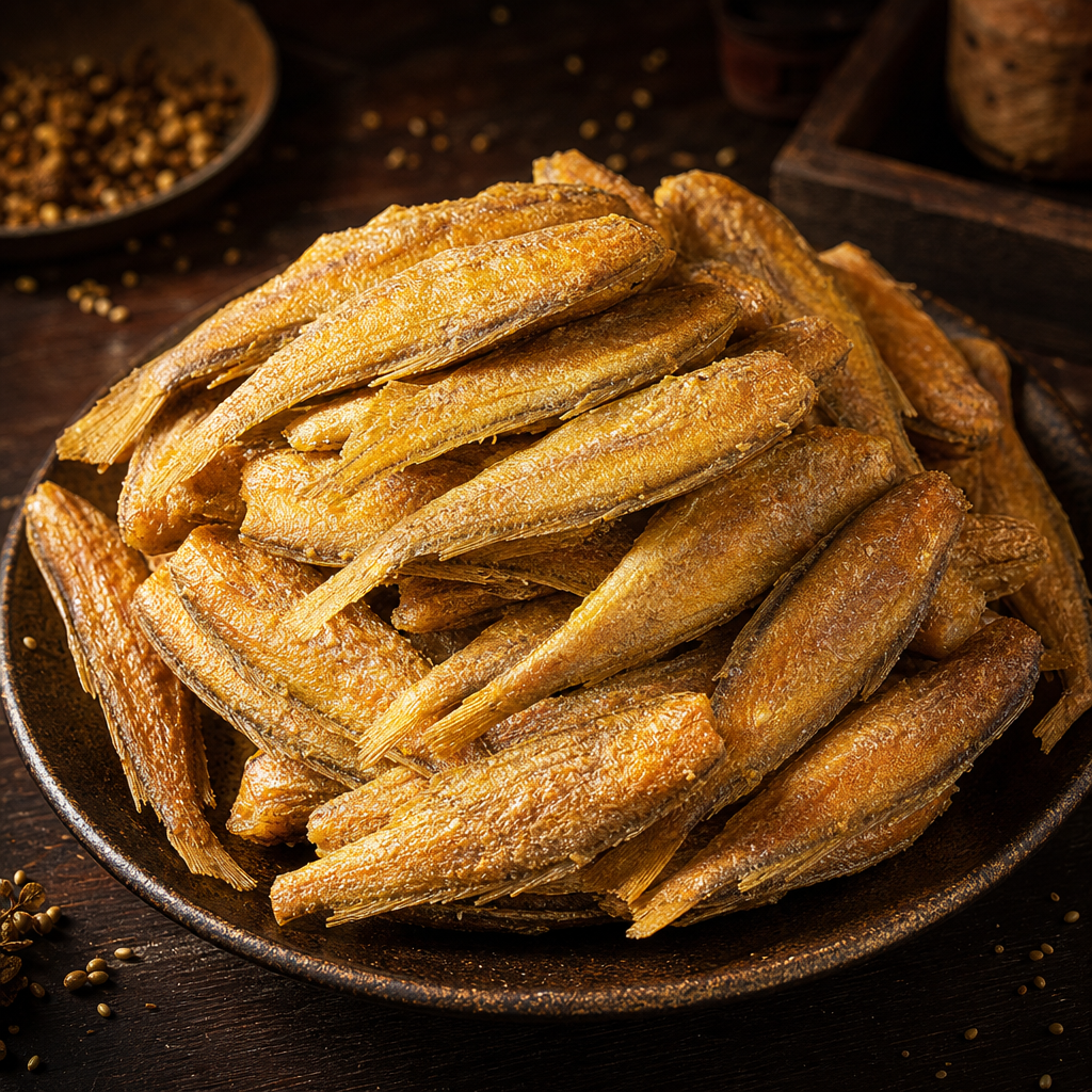 【One bag / 50 fish】Ready-to-eat crispy and delicious dried yellow croaker ❤ Non-fried, low-calorie